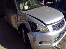 2008 HONDA ACCORD, SILVER, EX-L, 305L, AT,  A25053